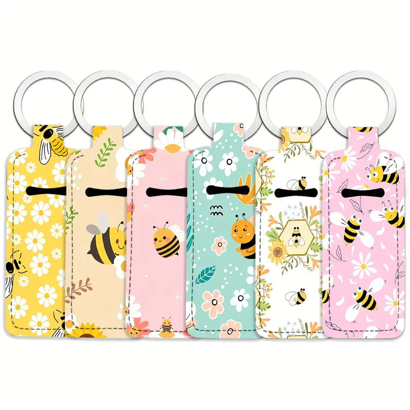 Buzzin' Balm Holder Keychain