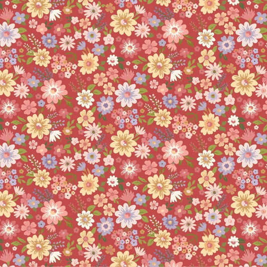 Nature Sings - 724113 in Pink - Poppie Cotton