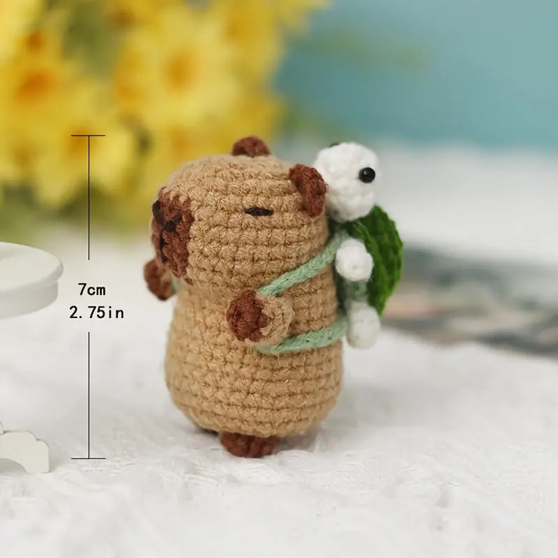 Crochet Kit - Capybara & Turtle