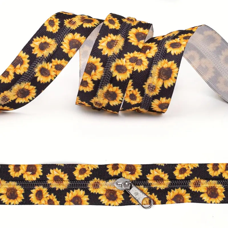 Zipper Set Nylon #5 - Sunflower (3.3 Yards & BONUS 10 Pulls) - Essential Notions