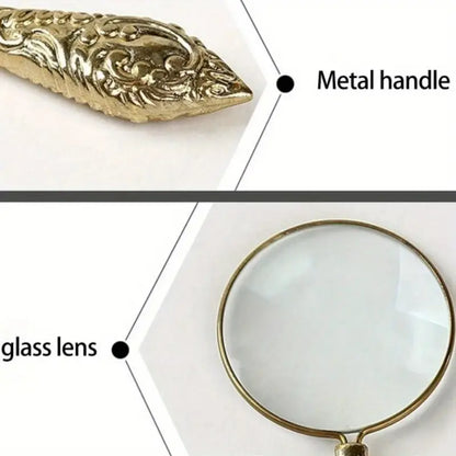 Vintage Metal Magnifying Glass 5x - Essential Notions (Pre-order: Feb 2025)