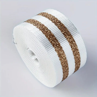 Metallic Webbing (Gold Metallic) 1 1/2" (3 Yards)