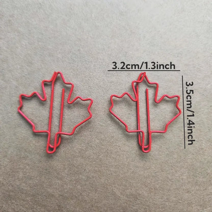 Maple Leaf Paperclips (10pc)