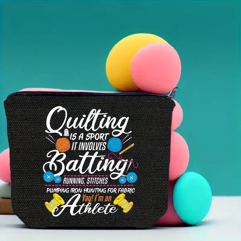 Sew n' Stash Bag - Quilting is a Sport