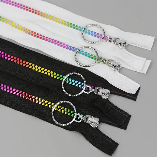 Rainbow Gradient Zipper Nylon #5 (20" with Alloy Pull)