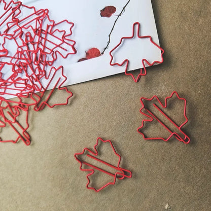 Maple Leaf Paperclips (10pc)