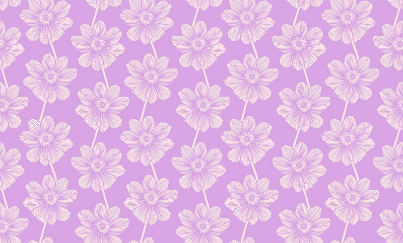 Indelible - Anemone in Lilac - Anna Maria Textiles (Northcott) (Pre-order: April 2025)