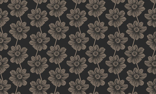 Indelible - Anemone in Silvertone - Anna Maria Textiles (Northcott) (Pre-order: April 2025)