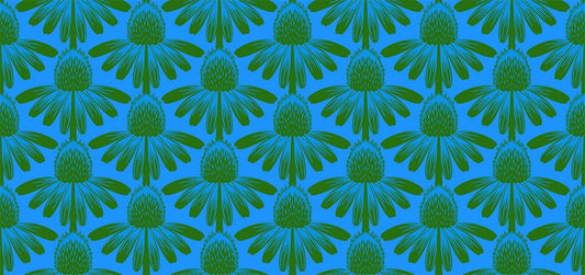 Indelible - Coneflower in Pool - Anna Maria Textiles (Northcott) (Pre-order: April 2025)