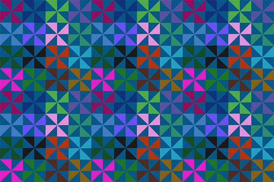 Piecework - Pinwheel in Swish - Anna Maria Textiles (Northcott) (Pre-order: April 2025)