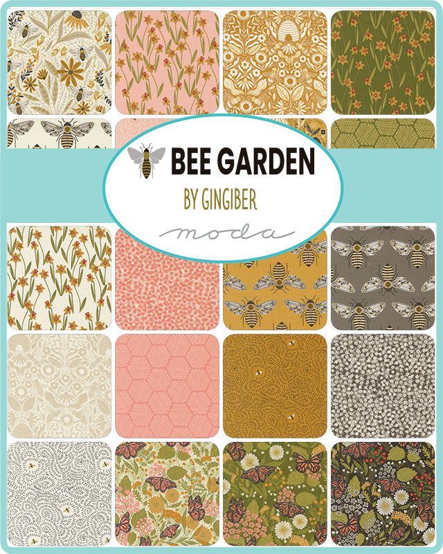 Bee Garden - Charm Pack - Gingiber - Moda (Pre-order Mar 2025)