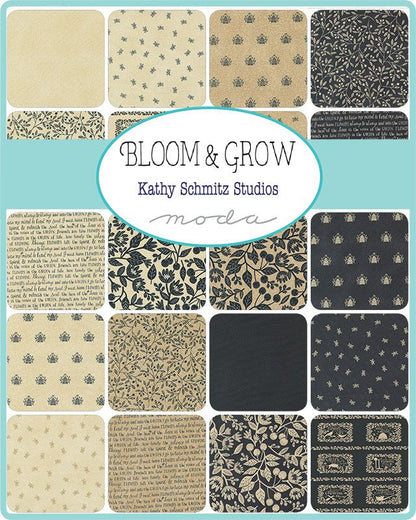 Bloom & Grow - Charm Pack - Kathy Schmitz - Moda (Pre-order: Dec 2024)