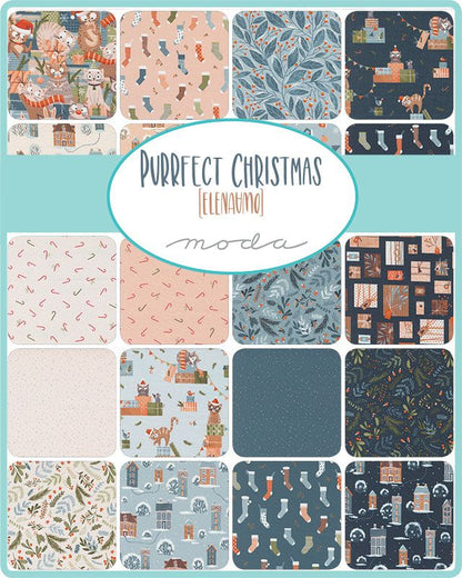 Purrfect Christmas - Fat Quarter Bundle - Elena Amo - Moda (Pre-order: June 2025)