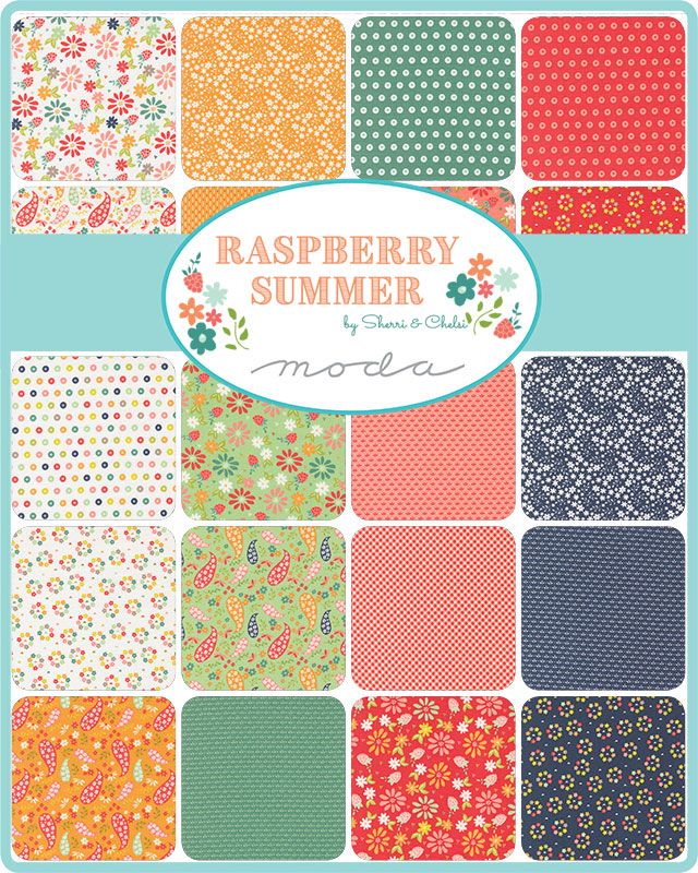 Raspberry Summer - Charm Pack - Sherri & Chelsi - Moda (Pre-order Feb 2025)