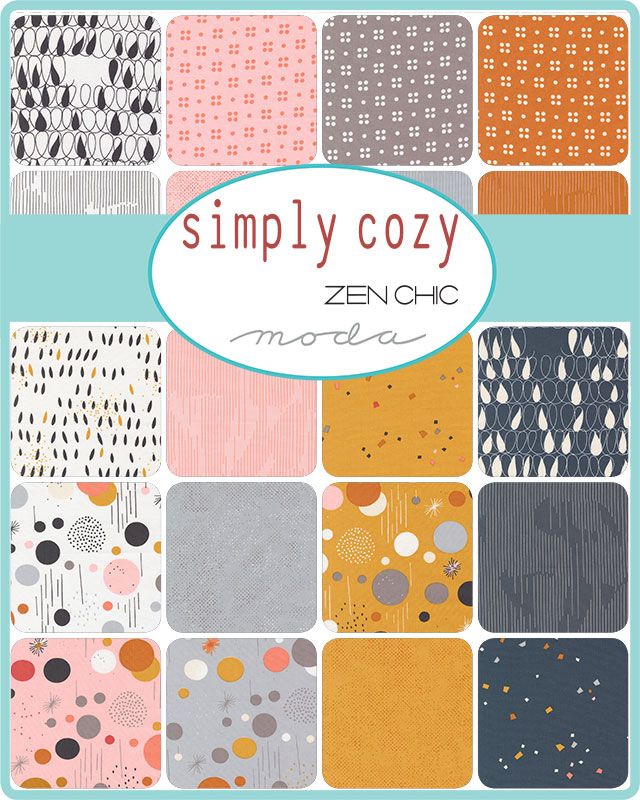 Simply Cozy - Fat Quarter Bundle - Zen Chic - Moda (Pre-order: July 2025)