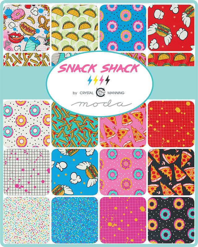 Snack Shack - Charm Pack - Crystal Manning - Moda