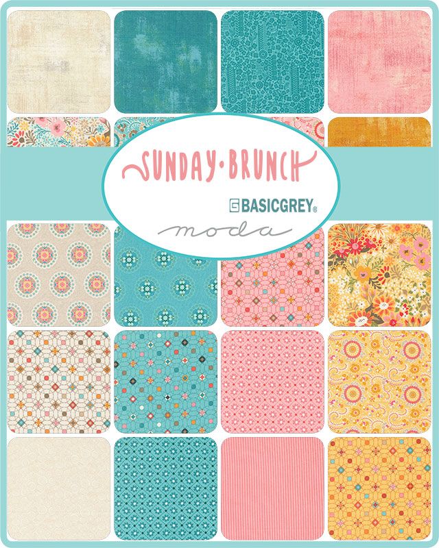 Sunday Brunch - Charm Pack - BasicGrey - Moda (Pre-order: Jan 2025)