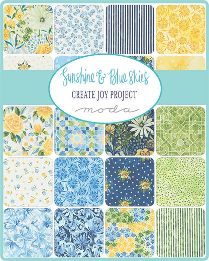 Sunshine & Blue Skies - Charm Pack - Create Joy Project - Moda (Pre-order Nov 2024)