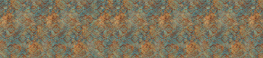 Sedona Spirit 108" Wide Back - Texture in Rust/Teal  - Linda Ludovico - Northcott (Pre-order: July 2025)