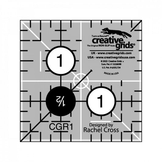 Creative Grids - 1.5" Square Quilt Ruler (Pre-order: Oct 2024)