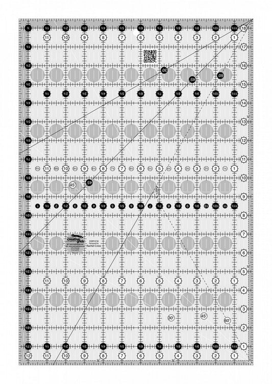 Creative Grids - 12.5 x 18.5 Quilt Ruler (Pre-order: May 2025)