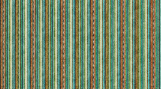 Sedona Spirit - Plain Stripe in Beige Multi - Linda Ludovico - Northcott (Pre-order: July 2025)