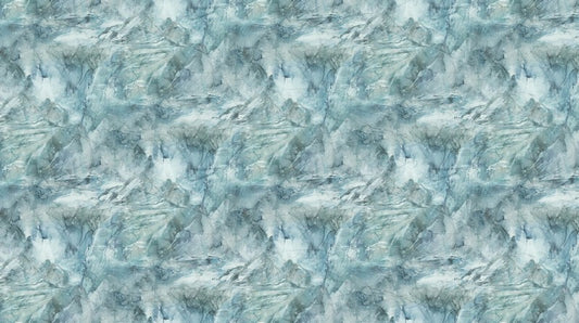 Tundra Crossing - Rock Texture in Medium Blue - Deborah Edwards & Melanie Samra - Northcott (Pre-order: Aug 2025)