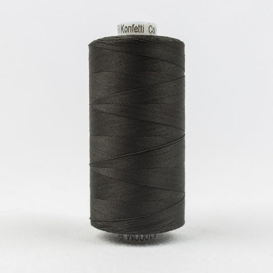 Konfetti - Soft Black - Cotton 50wt 1094yd (1000m) - WonderFil Specialty Threads