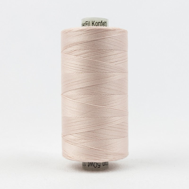 Konfetti - Baby Pink - Cotton 50wt 1094yd (1000m) - WonderFil Specialty Threads (Pre-order: Oct 2024)