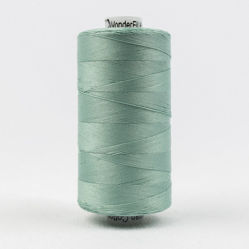 Konfetti - Drab Teal - Cotton 50wt 1094yd (1000m) - WonderFil Specialty Threads (Pre-order: Oct 2024)