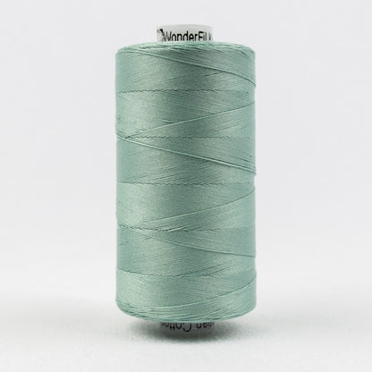 Konfetti - Drab Teal - Cotton 50wt 1094yd (1000m) - WonderFil Specialty Threads (Pre-order: Oct 2024)