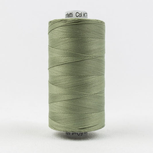 Konfetti - Grey Khaki - Cotton 50wt 1094yd (1000m) - WonderFil Specialty Threads