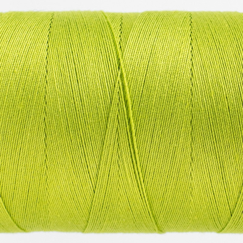 Konfetti - Chartreuse - Cotton 50wt 1094yd (1000m) - WonderFil Specialty Threads (Pre-order: Oct 2024)