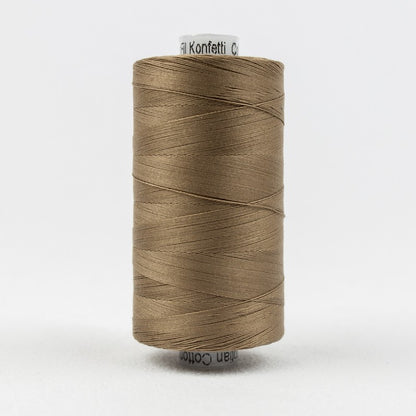 Konfetti - Brown - Cotton 50wt 1094yd (1000m) - WonderFil Specialty Threads (Pre-order: Feb 2025)