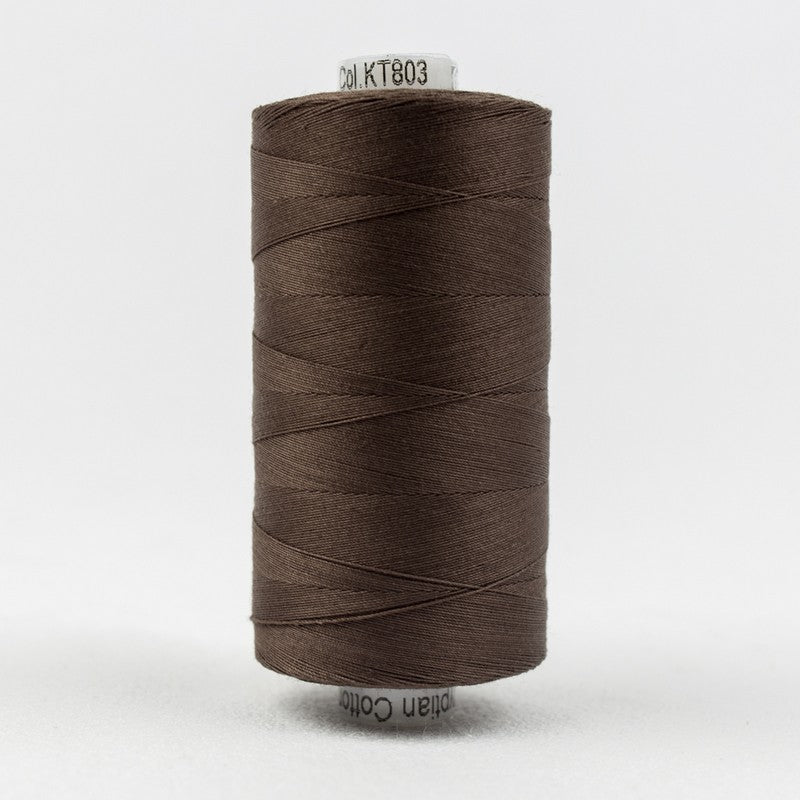 Konfetti - Dark Brown - Cotton 50wt 1094yd (1000m) - WonderFil Specialty Threads