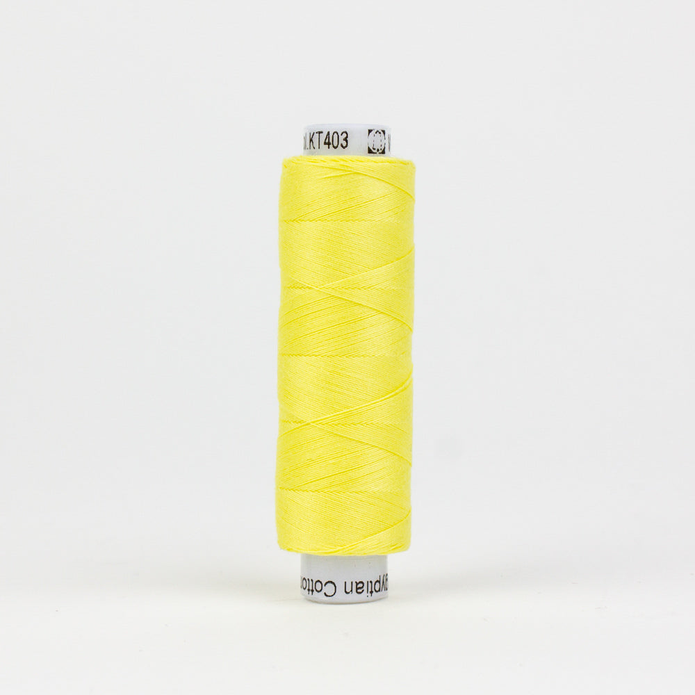 Konfetti - Yellow - Cotton 50wt 220yd (200m) - WonderFil Specialty Threads (Pre-order: Oct 2024)