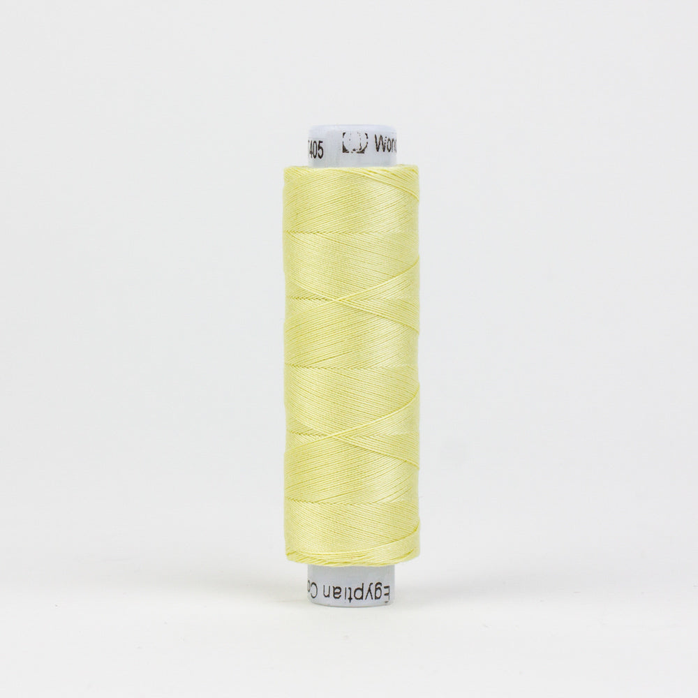 Konfetti - Pale Yellow - Cotton 50wt 220yd (200m) - WonderFil Specialty Threads (Pre-order: Oct 2024)