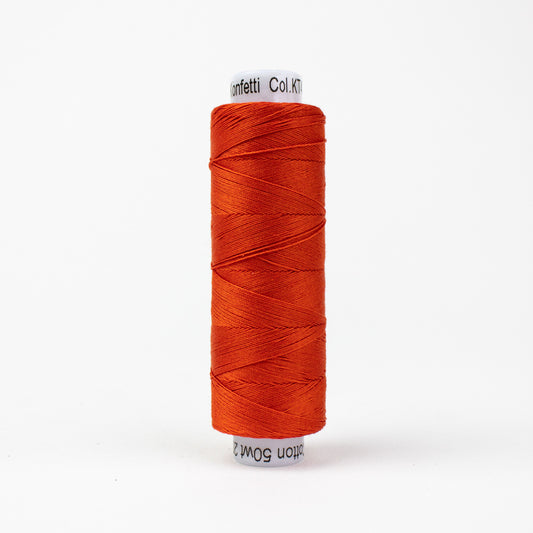 Konfetti - Volcano - Cotton 50wt 220yd (200m) - WonderFil Specialty Threads (Pre-order: Oct 2024)