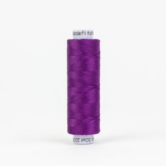 Konfetti - Purple - Cotton 50wt 220yd (200m) - WonderFil Specialty Threads