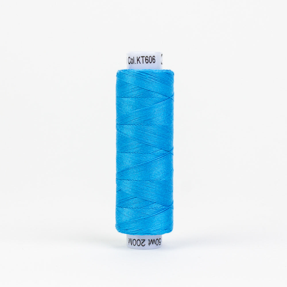 Konfetti - Peacock Blue - Cotton 50wt 220yd (200m) - WonderFil Specialty Threads (Pre-order: Oct 2024)