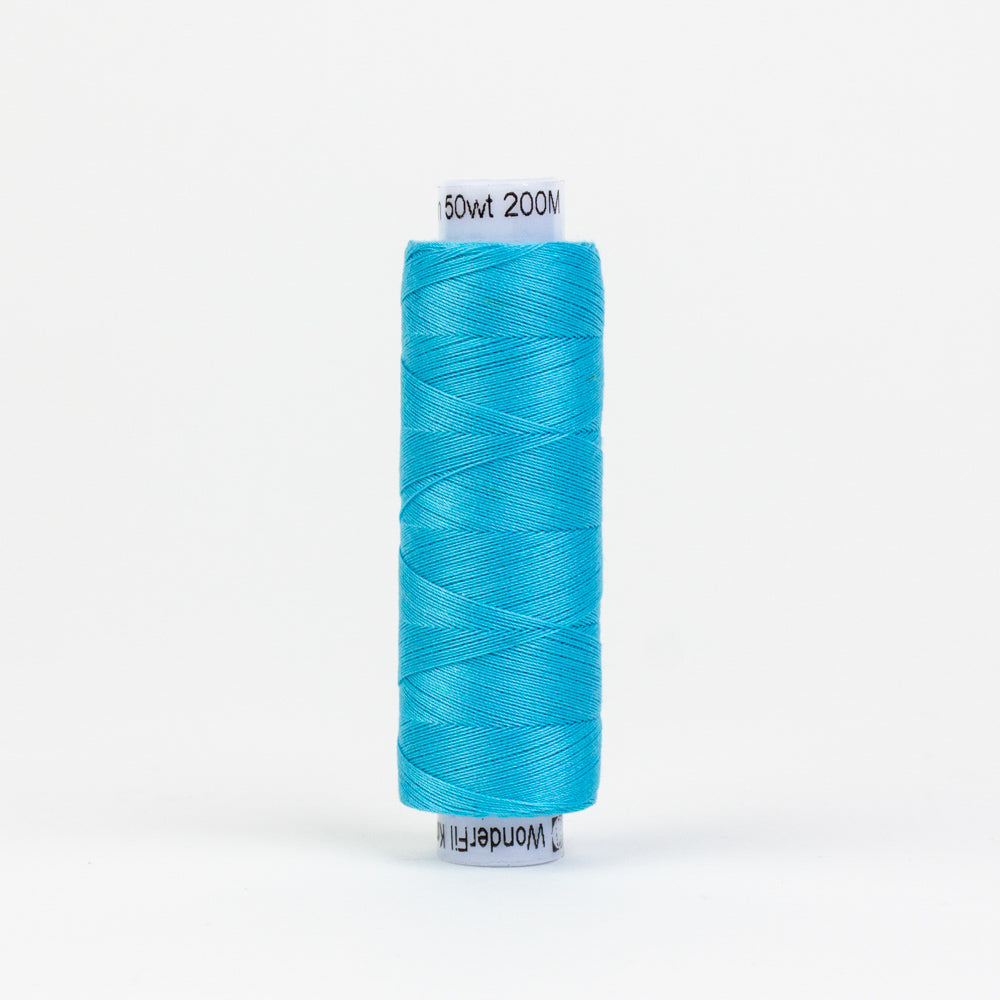 Konfetti - Medium Peacock Blue - Cotton 50wt 220yd (200m) - WonderFil Specialty Threads (Pre-order: Feb 2025)