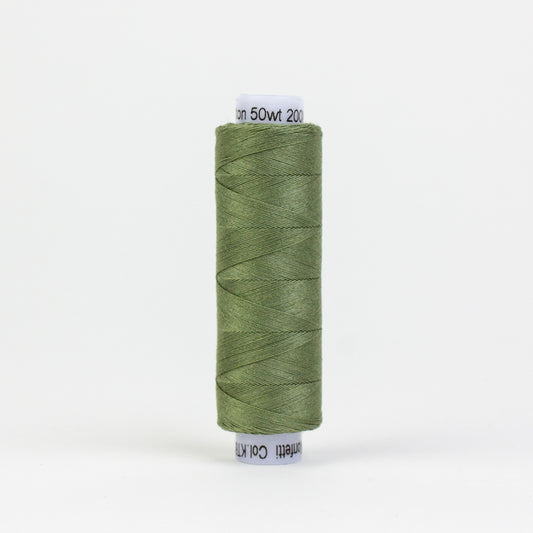 Konfetti - Grey Khaki - Cotton 50wt 220yd (200m) - WonderFil Specialty Threads (Pre-order: Oct 2024)