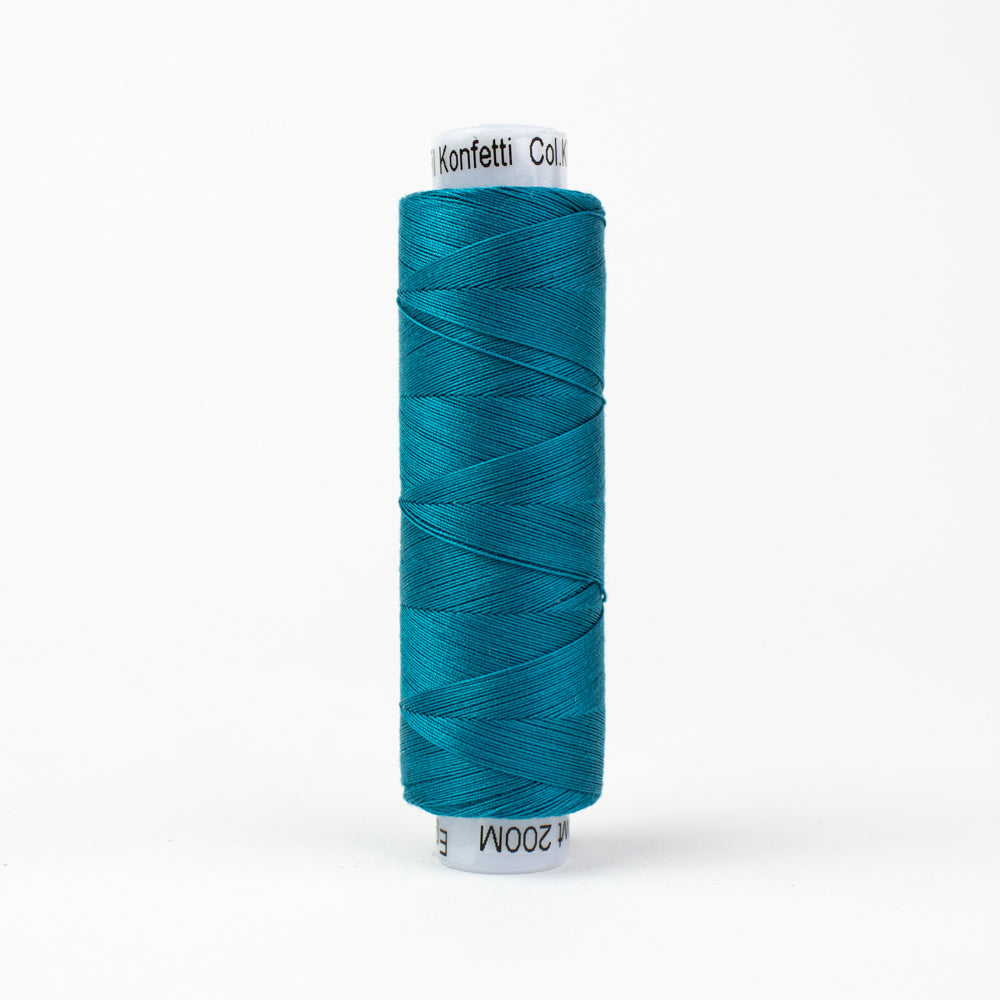 Konfetti - Surf - Cotton 50wt 220yd (200m) - WonderFil Specialty Threads (Pre-order: Feb 2025)