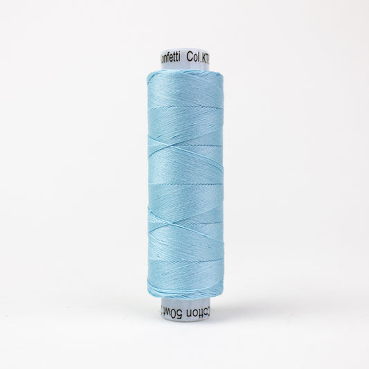 Konfetti - Glacier - Cotton 50wt 220yd (200m) - WonderFil Specialty Threads (Pre-order: Oct 2024)