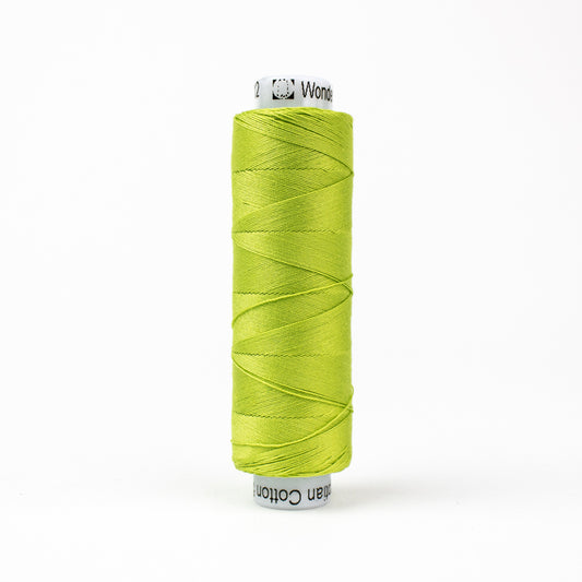 Konfetti - Chartreuse - Cotton 50wt 220yd (200m) - WonderFil Specialty Threads (Pre-order: Oct 2024)