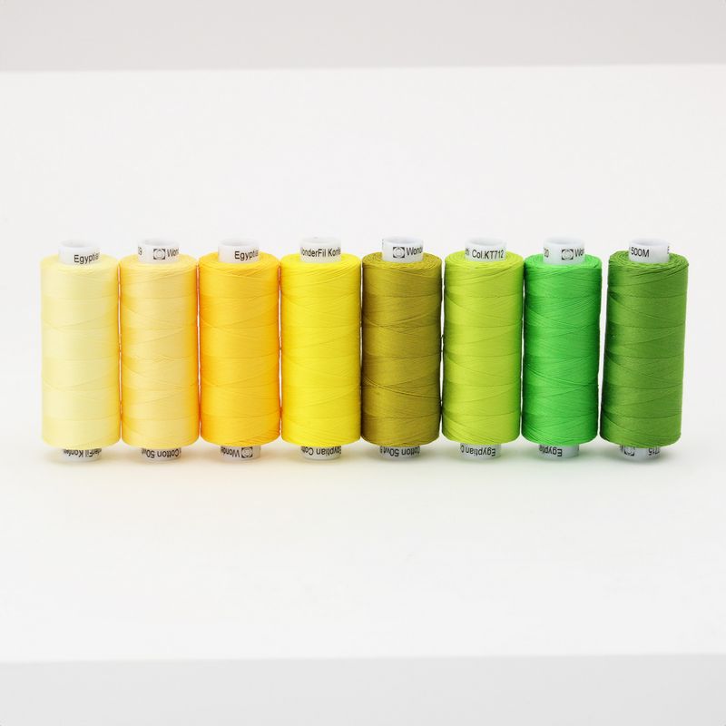 Konfetti 8 Pack - Key Lime Pie - Cotton 50wt 547yd (500m) - WonderFil Specialty Threads