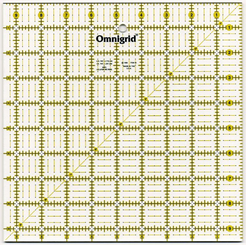 Omnigrid - Ruler Square 9.5"