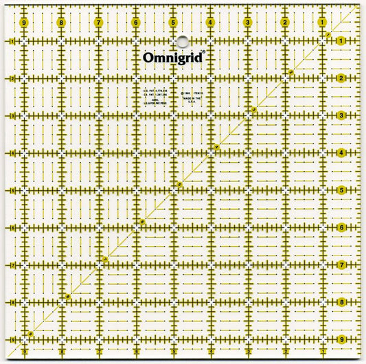 Omnigrid - Ruler Square 9.5"