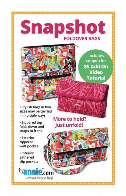 Snapshot Foldover Bags - ByAnnie (Pre-order: April 2025)