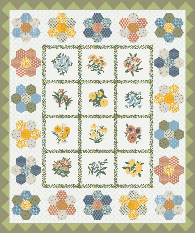 Potager - PANEL Kitchen Garden - Sharon Holland - Art Gallery Fabrics (Pre-order: Feb 2025)